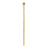 CANNE disco dorée facettes et diamants 92cm
