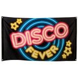 Bannière drapeau Disco Fever 150cm