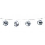 Guirlande LED lumineuse Boules disco 1m40