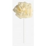 Chaks 0310-01, Set de 4 grandes Roses diam 8cm sur tige, ivoire