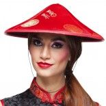 Chapeau chinois Rouge