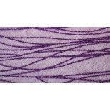 Chaks 0808-88, Ruban de table tulle Ondula 11cm, violet/violet
