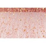 Chaks 0820-79, Ruban de table Glitter 10cm, Or rose