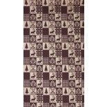 Chaks 0911, Chemin de table Toile Damier Noël Brun