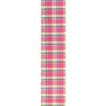 Chaks 0978, Ruban Madras en lin 10cm x 5m, Fuchsia