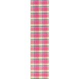 Chaks 0978, Ruban Madras en lin 10cm x 5m, Fuchsia