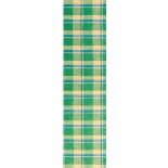 Chaks 0979, Ruban Madras en lin 10cm x 5m, Vert