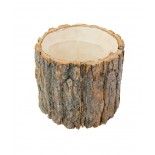 Chaks 10013, Petit Support tronc rond CREUX en bois 11cm