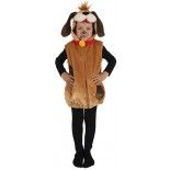 P'TIT Clown re10232 - Déguisement enfant Chien 5/6 ans