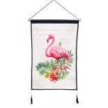 Chaks 10244, Kakémono Flamant Rose à suspendre 48 x 66 cm