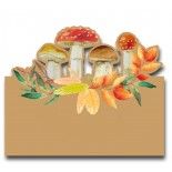 Chaks 10705, Sachet 6 Marque-places Champignons d'Automne