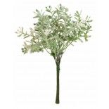 Chaks 10860, Mini Bouquet de Santoline 16cm, Vert et blanc