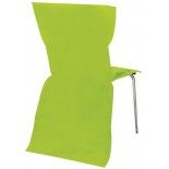 Paquet de 6 housses simples, Vert (sans noeud)