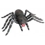 Chaks 11023, Grande Araignée noire en latex 28x46cm