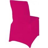 HOUSSE de chaise intégrale en Spandex, Fuchsia