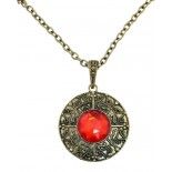 Chaks 11089, Collier Vampire rond pierre rouge