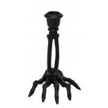 Chaks 11262, Chandelier résine Main squelette 16cm, Noir