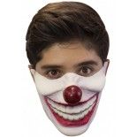 Demi-Masque Bouche de Clown souriante