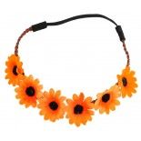 Bandeau souple Tournesol hippie