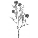 Chaks 11502-80, Branchage Allium artificiel 76cm, Argent mat