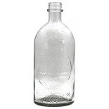 Bouteille Vintage 1 litre en verre ø10 x 26 cm, Transparent