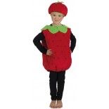 P'TIT Clown re11581 - Déguisement enfant Fraise 3/4 ans