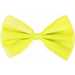 P'TIT Clown re11896,Nœud papillon tissu, jaune fluo