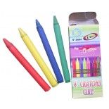 Party Pro 12039052, Mini-jouet Boite 4 crayons de Cire colorés 8cm