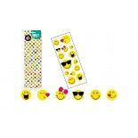 Party Pro 12088081, Feuille de 14 Stickers Smiley