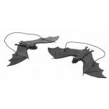 Set de 2 Chauve-souris à suspendre 23cm