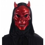 Masque Diable Rouge avec capuche