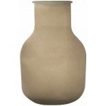 Vase en verre Carla 30,5 cm Grège glacé