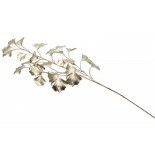 Branche Ginkgo artificielle 61cm, Champagne mat