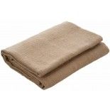 Nappe Jute naturelle rectangle pliée avec fils d'or 145 x 300 cm