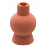 Petit Bougeoir Céramique Asti 12,2cm Terracotta