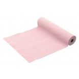 Chemin de table Velours Cotelé 3m, Rose