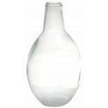 Grand Vase Luisa 6L en verre 38cm Transparent