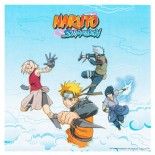 Paquet de 20 Serviettes en papier 33x33cm Naruto ®