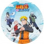 Paquet de 8 Assiettes en carton 23cm Naruto ®