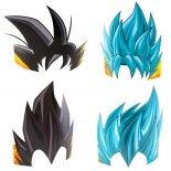 Lot de 8 Coiffes en carton assortis Dragon Ball ®