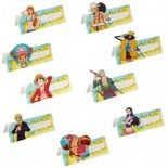 Sachet de 8 Marque-places carton 6x8cm One Piece ®
