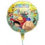 Ballon mylar ROND Ø 43cm One Piece ®