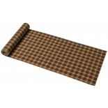 Chemin de table Carreaux tissu ascott 3m, brun/marron