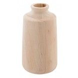 Petit Vase en bois naturel 13,5cm