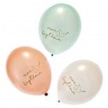 Lot de 6 Ballons Mon Baptême 27cm en latex