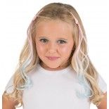 Set de 2 Barrettes Coeur avec mèche cheveux