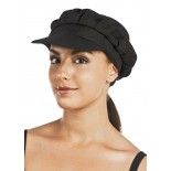 P'TIT Clown re17118 - Casquette Gavroche adulte, tissu noir