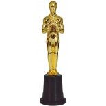 Statuette Trophée en plastique doré 22 cm