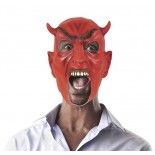 P'TIT Clown re17322, Masque adulte intégral diable