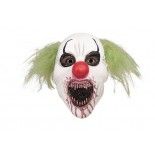 P'TIT Clown re18447, Masque adulte intégral clown cannibale avec cheveux